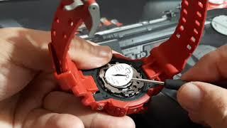 How to replace Gshock 3255 battery ...