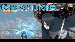 New Adult Sasuke COMBOS TUTORIAL - Bleach VS Naruto MUGEN