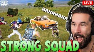 PG & Squad Drop 47 KILLS + 8000 DAMAGE vs Squads in PUBG MOBILE!