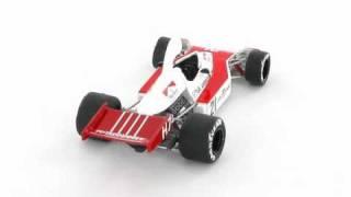 Williams Cosworth FW04 Jacques Laffite 1975 1:43 Scale Model Car