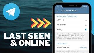 How to Hide Last Seen and Online Status on Telegram