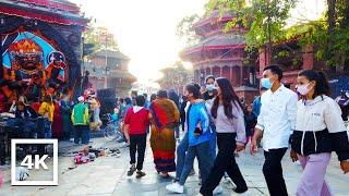 Tihar Sale!!! in ASON - 3D AUDIO | Markets of Kathmandu 4K Walking Tour | ASMR - Binaural Sounds