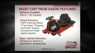 NEW 2014 Razor Crazy Cart Features