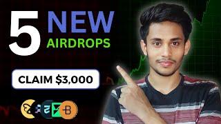 EARN $3000 WITH THIS 5 AIRDROPS | Free Crypto | Free Airdrop