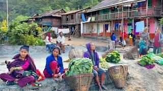 A Glimpse into Nepal Village Weekly Market | video - 77 | Village Life Nepal | BijayaLimbu