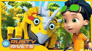 Spike Meet a New Mystery Friend on the Island! +More | Rusty Rivets | 2H Cartoons for Kids