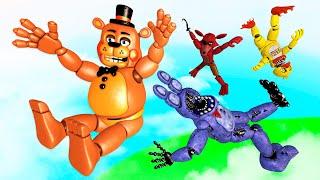 FNAF 2 Animatronics: Ragdoll Jumps & Falls - [GMOD] - Episode 114