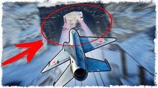 В ТОННЕЛЬ НА ИСТРЕБИТЕЛЕ В WAR THUNDER!!!