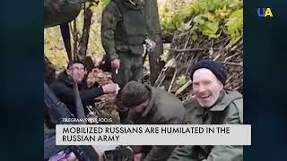 Newly mobilised Russians are humiliated in the army. Cold and anti-sanitary conditions are common