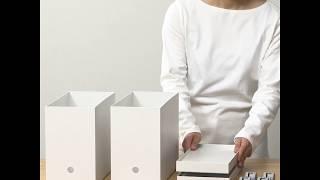 MUJI「PP File Box」Caster Attachable Lid
