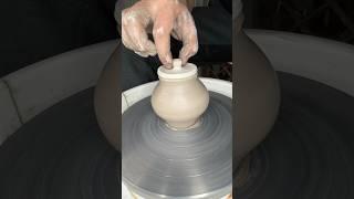 Awesome Pottery VASE With A MINI Lid 