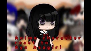 Anime character react to Aya Asagiri || Magical girl site || Tiktok/edit