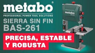 Sierra Sin Fin de Banco Metabo BAS 261 Precision: Precisa, estable y robusta.