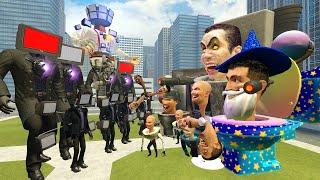 NEW ULTIMATE MECHA TV MAN BOSS VS ALL SKIBIDI TOILET BOSSES In Garry's Mod!