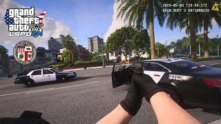 [NO COMMENTARY] GTA V LSPDFR | POLICE OFFICERS SHOT TWO ARMED WOMEN WHO SHOT POLICE OFFICERS - LAPD