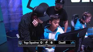 Cloud9 vs Vega Squadron at ELEAGUE Major 2018