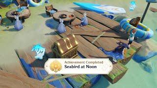 Seabird At Noon Hidden Achievement And Precious Chest Genshin Impact 5.0