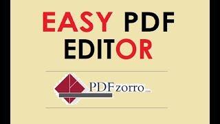 FREE PDF EDITING TOOL | PDF Zorro