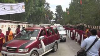 Kyabje Yongyal Dorje Chang Visits Shar Gaden Monastery 1