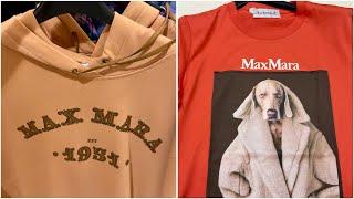 АУТЛЕТ MAX MARA В ИТАЛИИ осень-зима 2024 СВИТЕРА И ФУТБОЛКИ