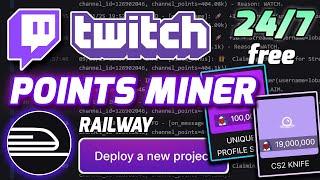 Twitch Channel Points Miner on Railway 24/7