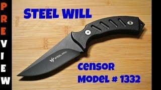 Preview : Steel Will Censor 1332 Fixed Blade