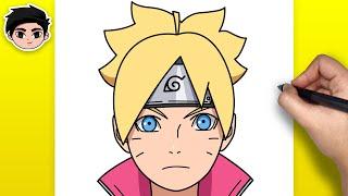 How to Draw Boruto Uzumaki | Easy Step-by-Step