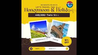 Let's  go to France & Switzerland with The Travel Globe