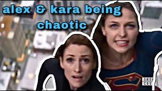 alex and kara danvers being a chaotic duo for 7 minutes and 22 seconds straight