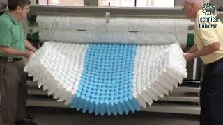How Mattresses Are Made | Inside Amazing Mattress Factories