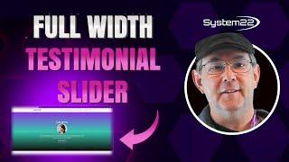 Divi Theme Full Width Animated Testimonial Slider 