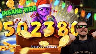 INSANE WIN ON SANTA MUMMY +2000x