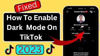 How to get dark mode on TikTok |How to enable dark mode on TikTok | TikTok dark mode enable | iPhone