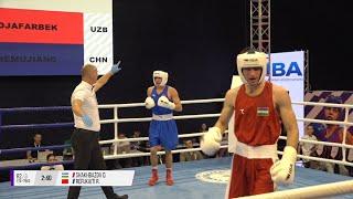 SF YM75kg SHAKHBAZOV DJAFARBEK (UZB) vs REFUKAITI REHEMUJIANG (CHN) | IBA YWCHs Budva 2024