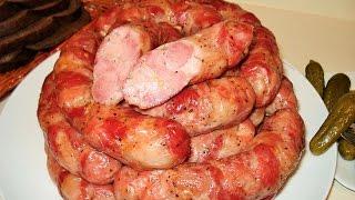 ДОМАШНЯЯ КОЛБАСА  Деревенская из свинины. Лучший рецепт. Homemade Sausage