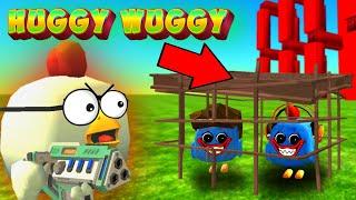 БОТАНЯ ПОЙМАЛ СЕМЬЮ HUGGY WUGGY В ЧИКЕН ГАН (CHICKEN GUN)!! ЭВОЛЮЦИЯ ХАГГИ ВАГИ!