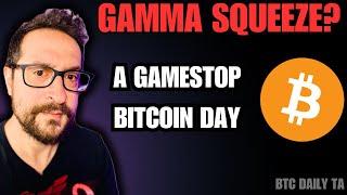 Gamma Squeeze Possible? - A Gamestop BTC Day - Bitcoin Today