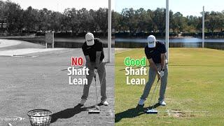 Try this if you struggle to get shaft lean