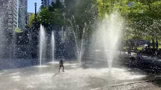 Harbour Green Park by City of Vancouver - Water Play Feature