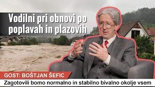 Vroča tema: o sanaciji z vodjo Službe Vlade Republike Slovenije za obnovo po poplavah in plazovih