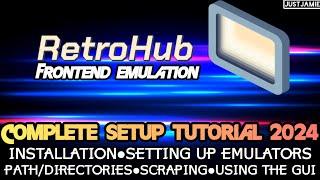 RetroHub - Retro-Gaming Library Frontend Complete Setup 2024 #retrohub #emulator #frontend