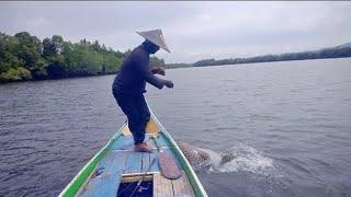 jari tangan macam berasap di tarik ikan besar ? perahu pun tekena ganteng #pancingkulup