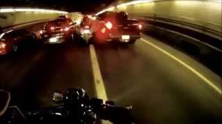 Having some lane splitting fun...