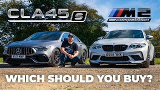 Mercedes CLA45s vs BMW M2 Competition which should you buy?