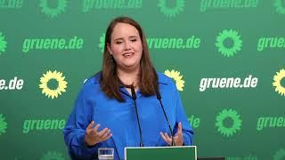 Pressekonferenz mit Ricarda Lang am 16.09.2024