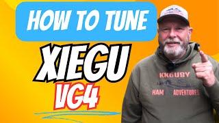 How to set up your Xiegu VG4 Multiband antenna.