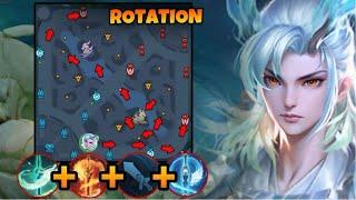 LOONG BEST COMBO & ROTATION FOR SOLO PLAYERS LEGEND RANK GAMEPLAY! | LOONG BUILD & ARCANA | HOK