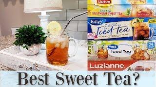 BEST SWEET TEA | TESTING DIFFERENT SWEET TEA BRANDS | TEA TASTE TEST