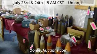 Military Auction - July 23rd & 24th - Donley Auctions - Union, IL