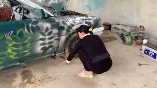 Girl Restores Car That Drifted Down the Drain – Back to Normal!